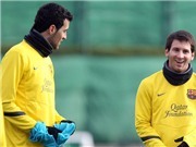 Bóng đá anh, ngoại hạng anh, lịch thi đấu euro 2012, Messi và Busquets, hai vũ khí hạng nặng của Barca